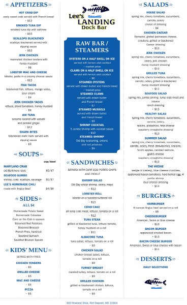 Restaurant Menu